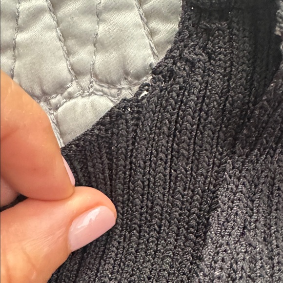 Sandro Black Ribbed Knit Tank Top - Picture 6 of 8
